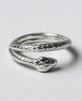 Pinky Snake Royal Ring | Silver
