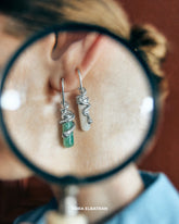 MAGICAL SERPENTINE EARRING