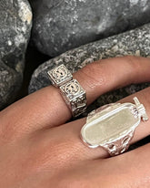 Cartouche Royal Ring | Silver