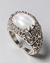 Masterpiece Ethereal Ring | Mother of Pearl | Silver