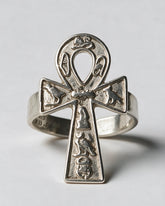 Masterpiece Royal Ankh Ring | Silver
