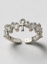 New Era Ankh Minimalist Ring | Silver