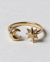 Pinky Lunar Royal Ring | Gold Vermeil