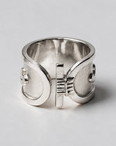 Pinky Cartouch Royal Ring| Customize Your Name | SILVER