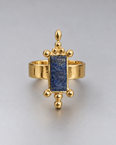 Royal Lapis Lazuli Ring | Gold Vermeil