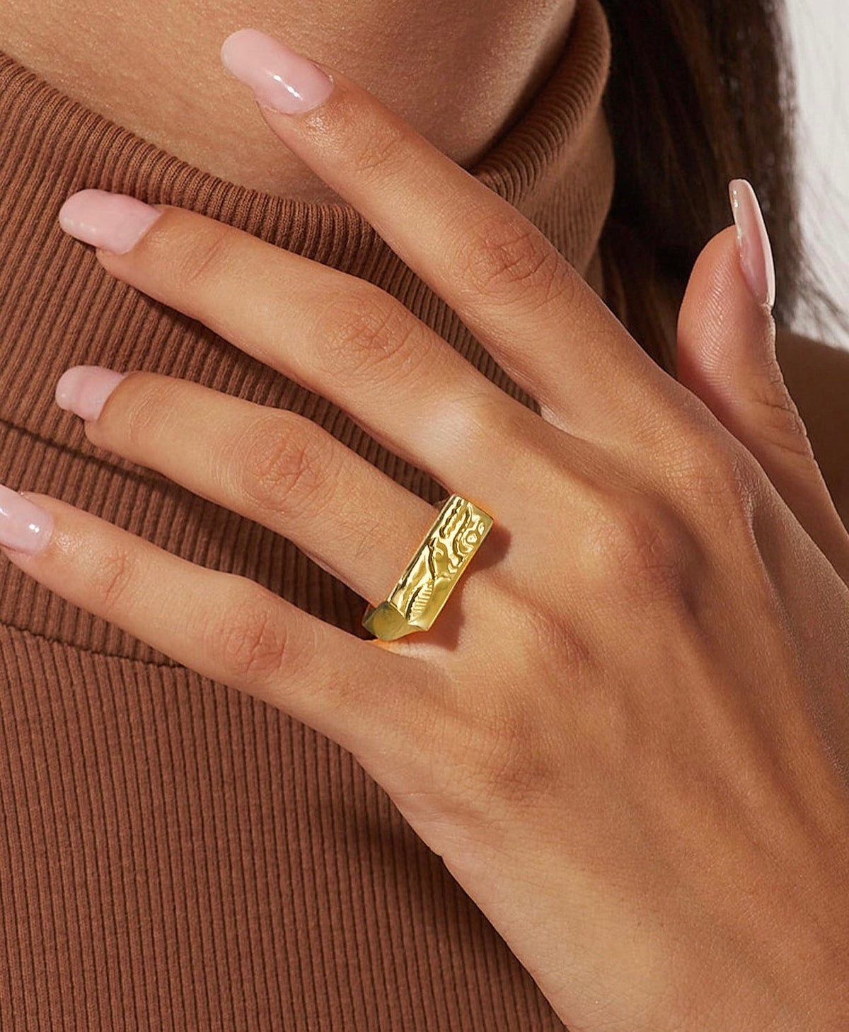 Classic Royal Ring | Customize Your Name | Gold Vermeil