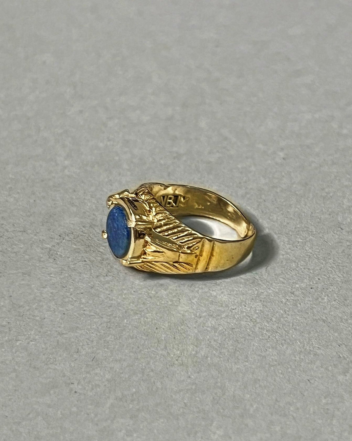 The Lapis Lazuli Soul of Re Ring | Gold Vermeil